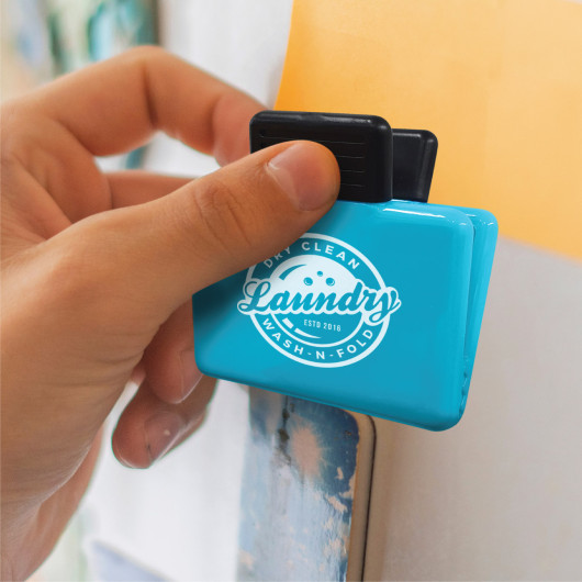 Custom Branded Rectangular Magnetic Clips